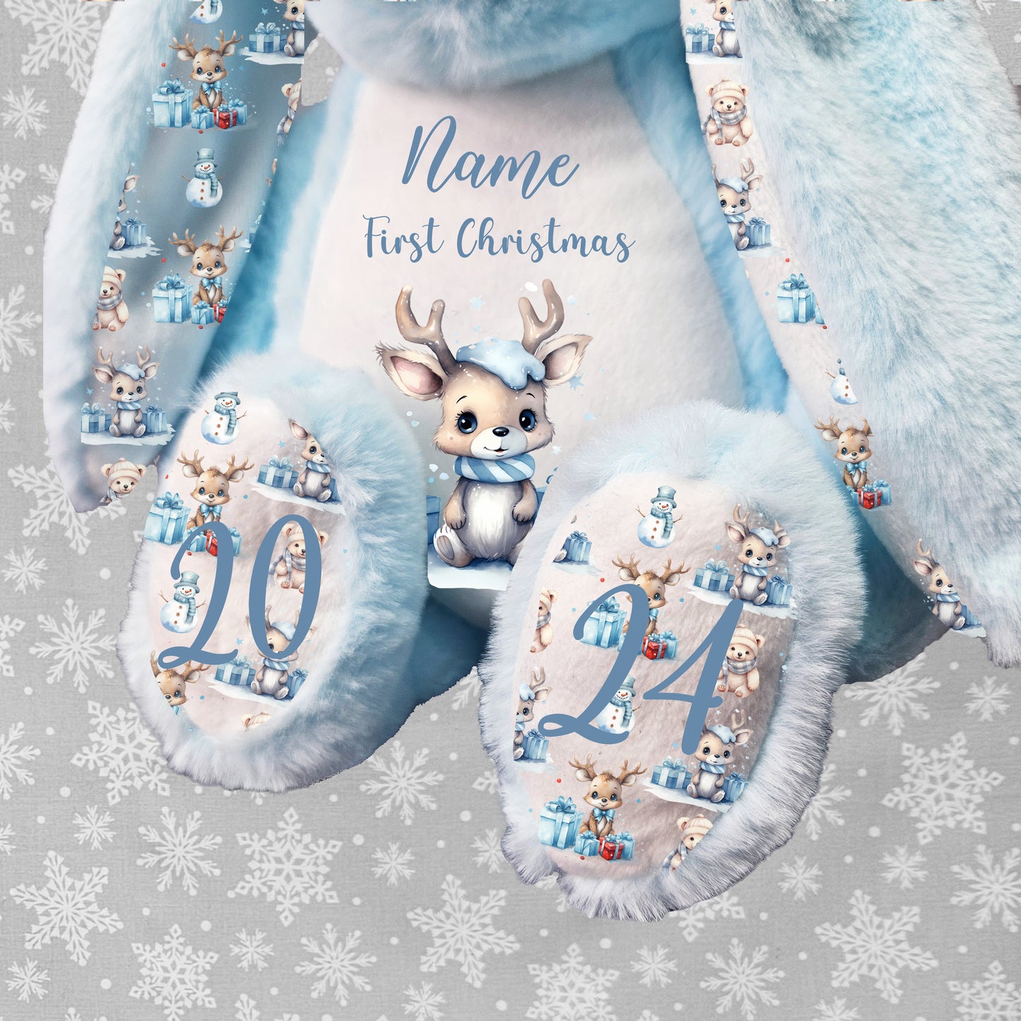 Christmas Bunny 2024 - Blue