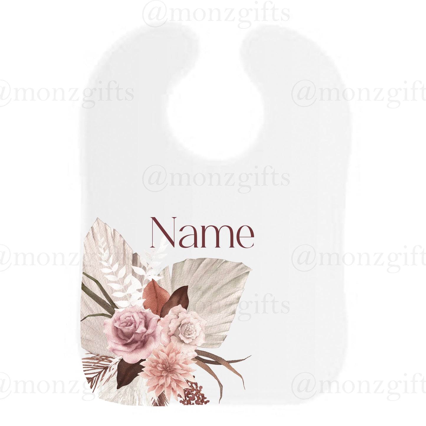 Boho Floral Bib Corner