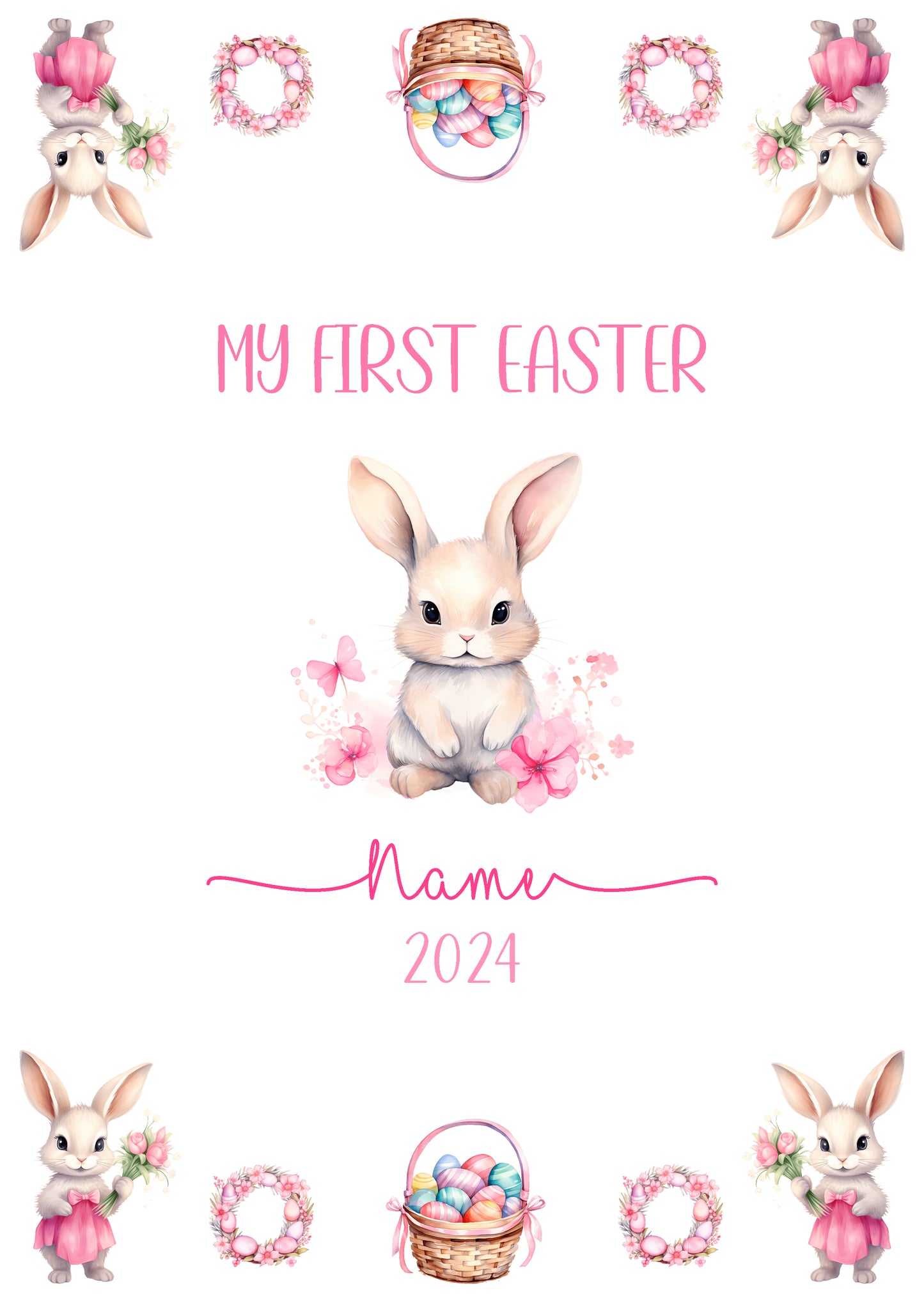 My 1st Easter Blanket - Pink