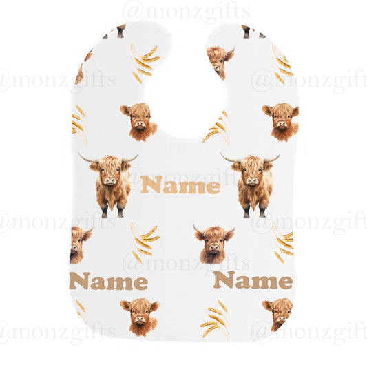 Highland Cow Bib 4