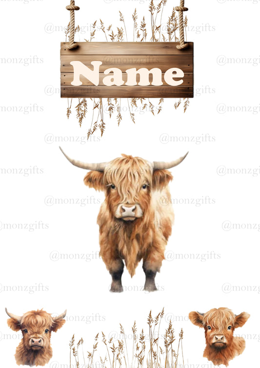 Highland Cow Blanket 1