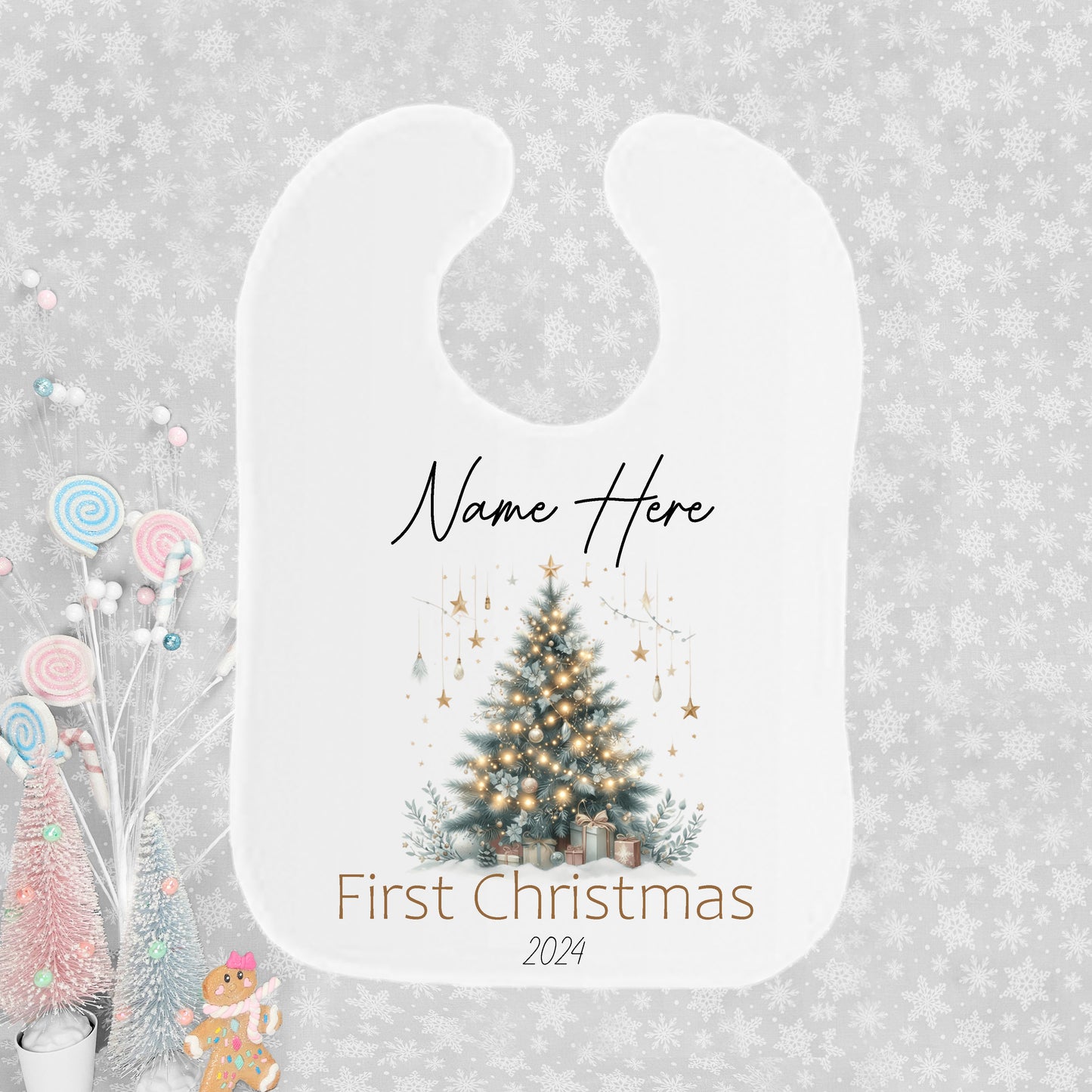 Christmas Tree Bib