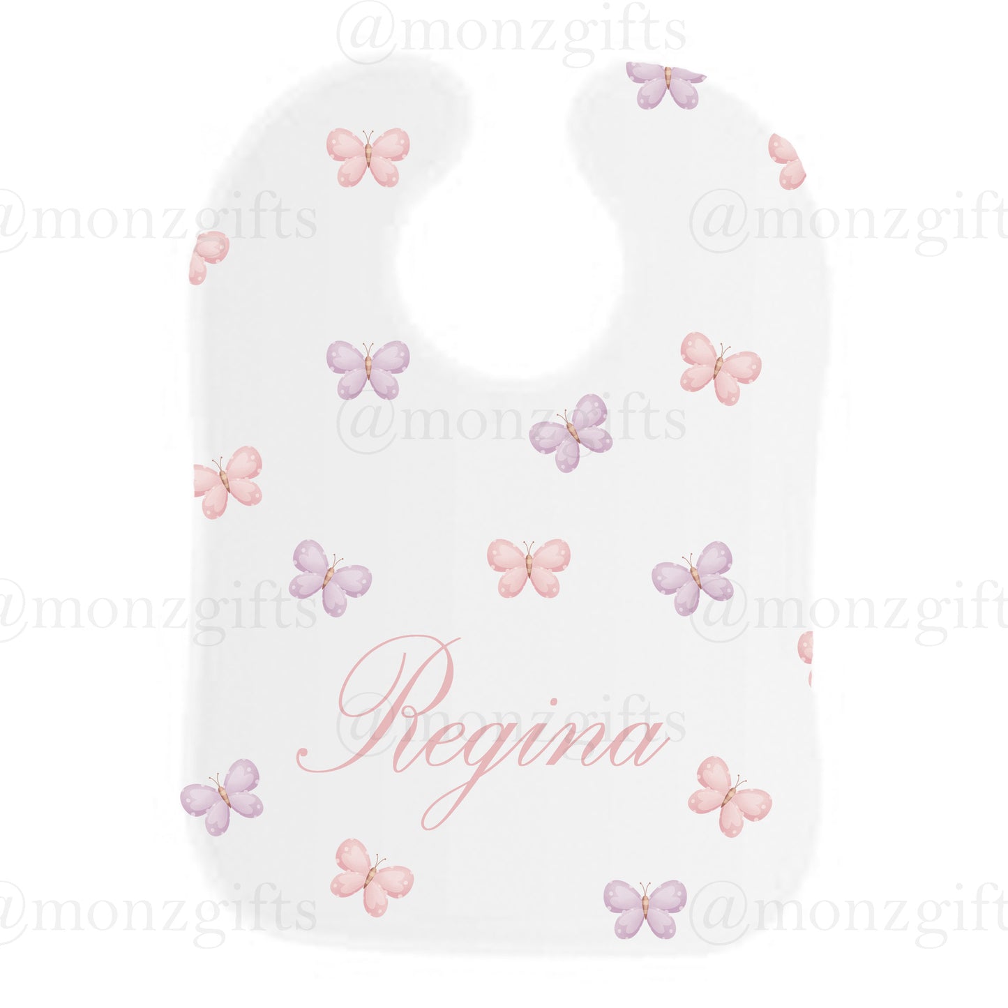 Full Butterfly Print Bib