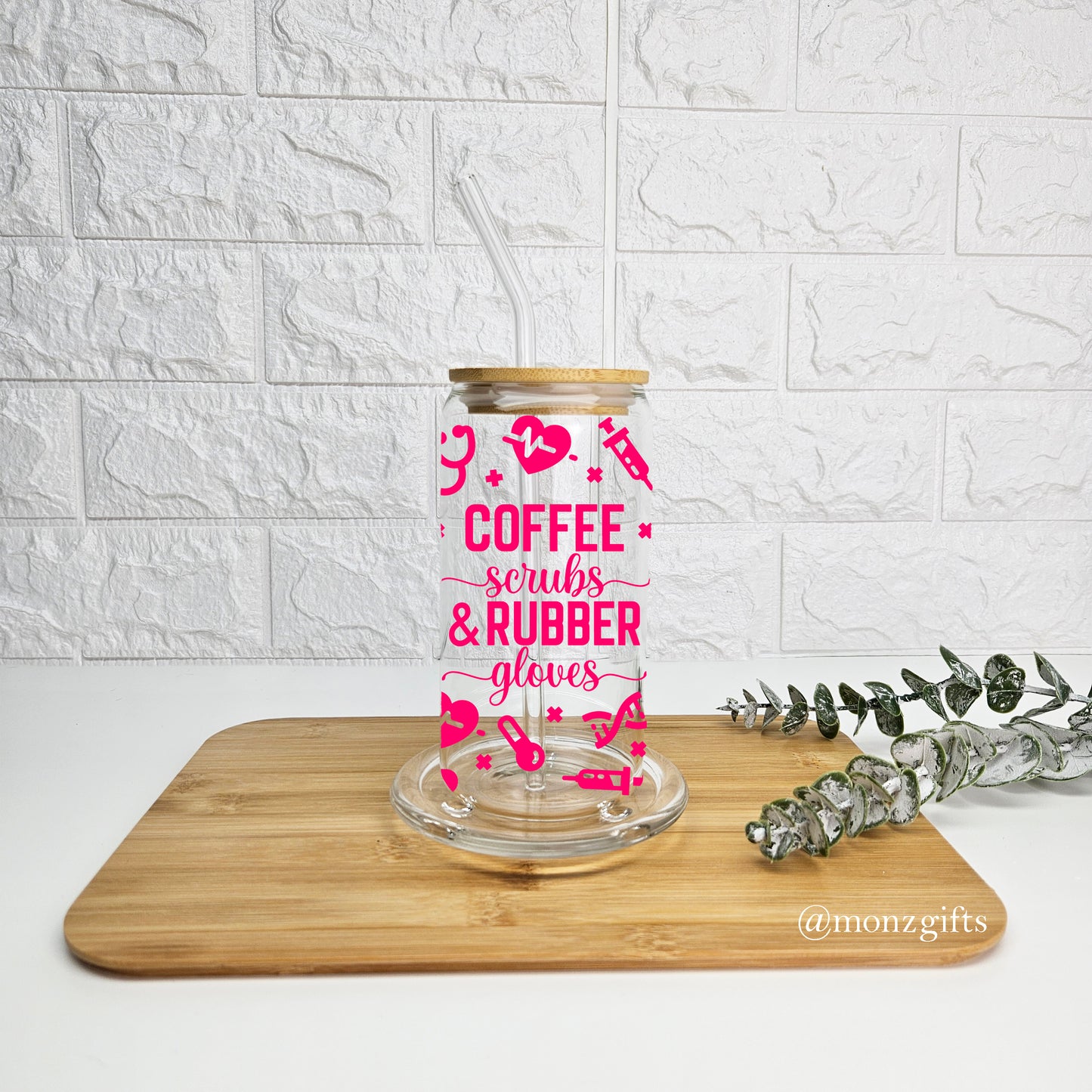 Coffee Scrubs & Rubber Gloves Tumbler