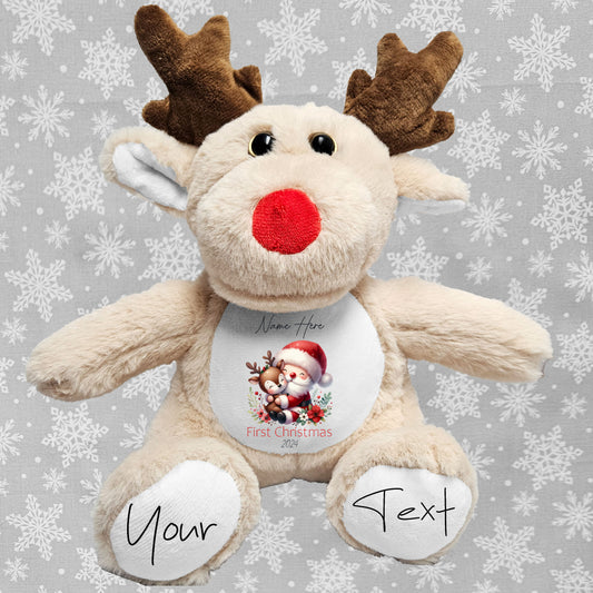 Reindeer Plush -  Santa & Reindeer