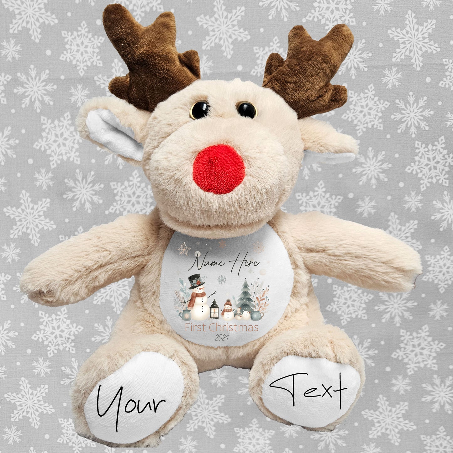 Reindeer Plush -  Snowman