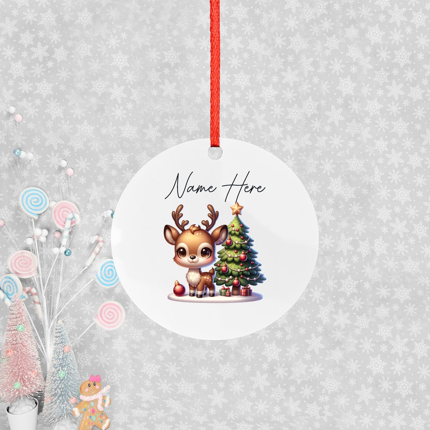 Reindeer & Tree Bauble