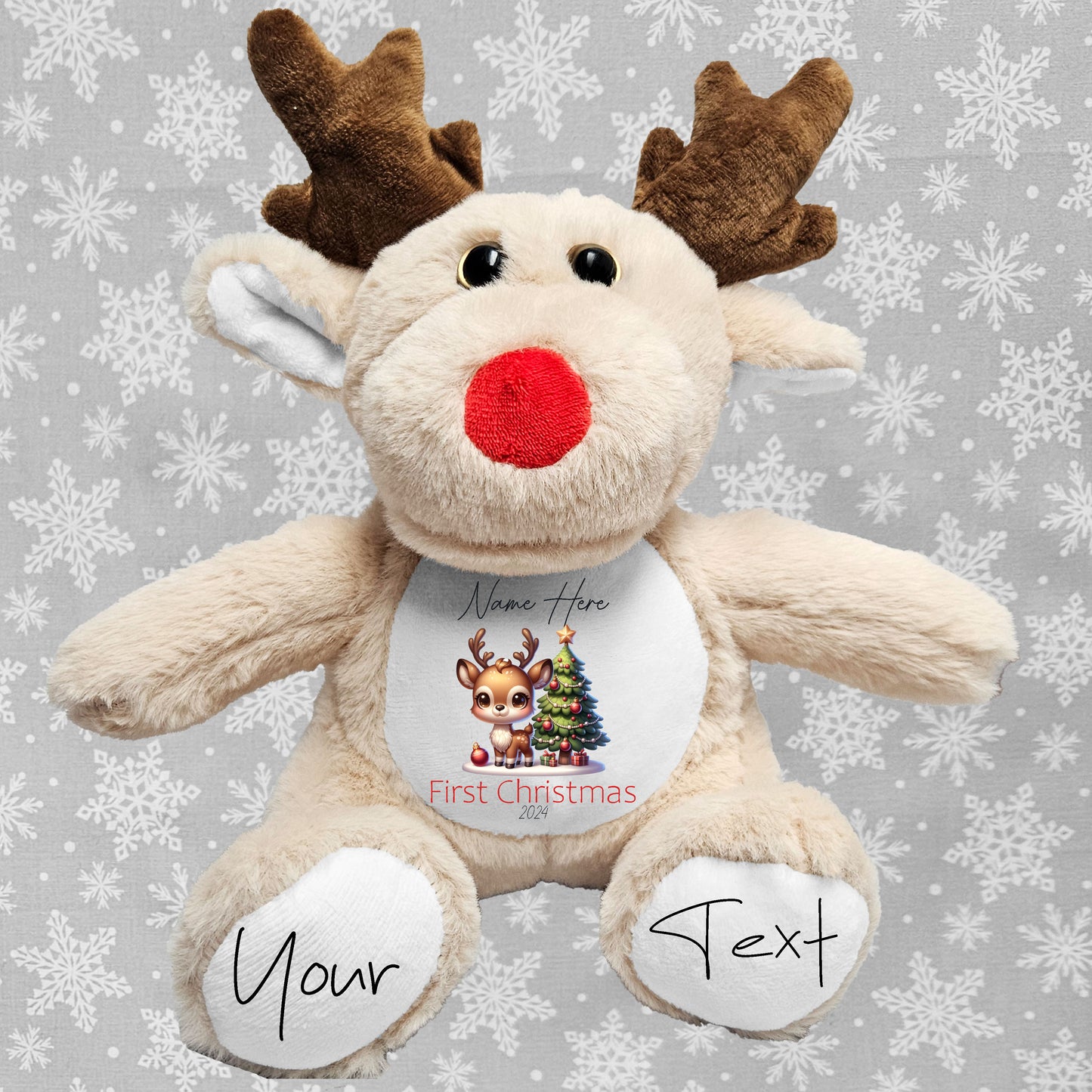 Reindeer Plush - Reindeer & Tree