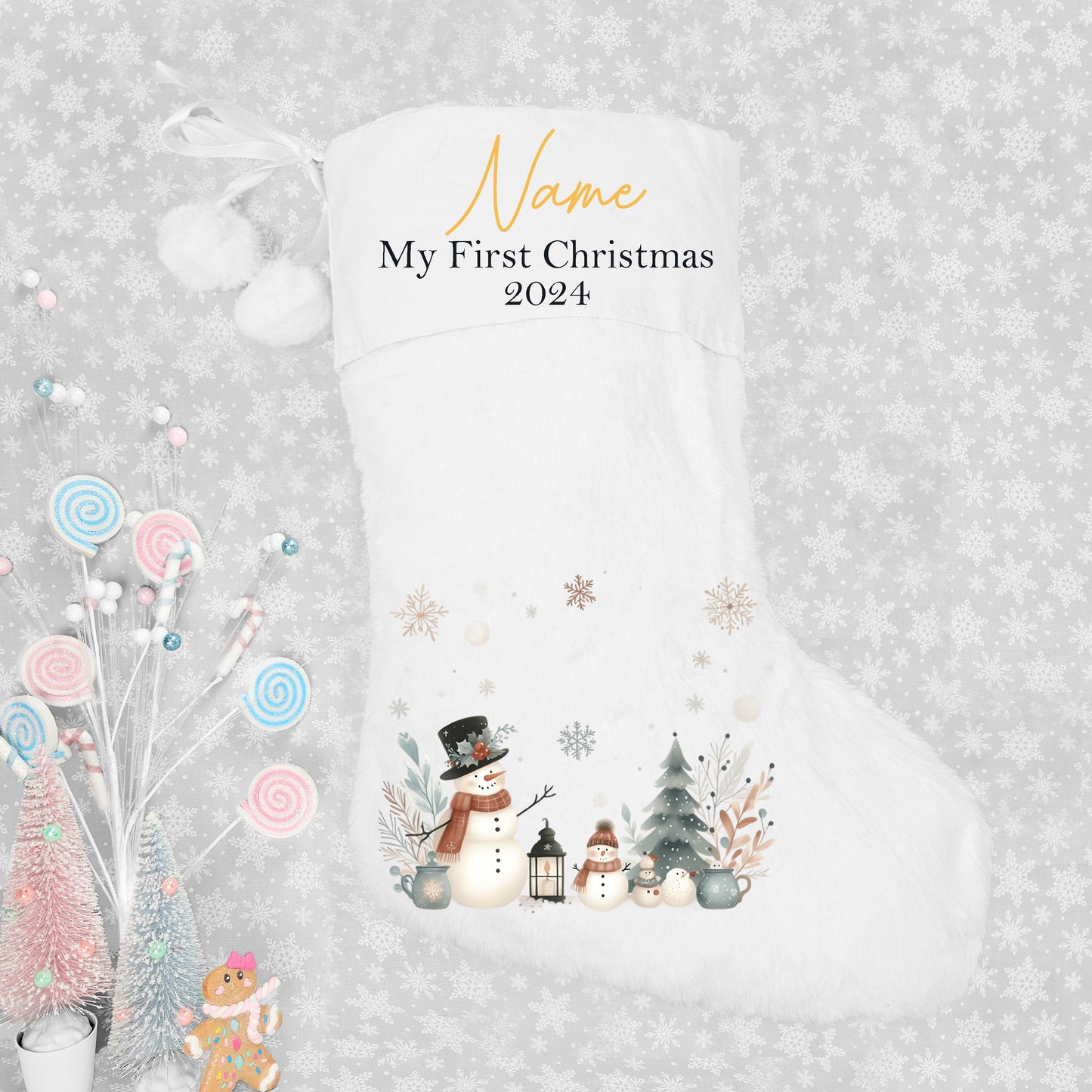 Snowman Stocking